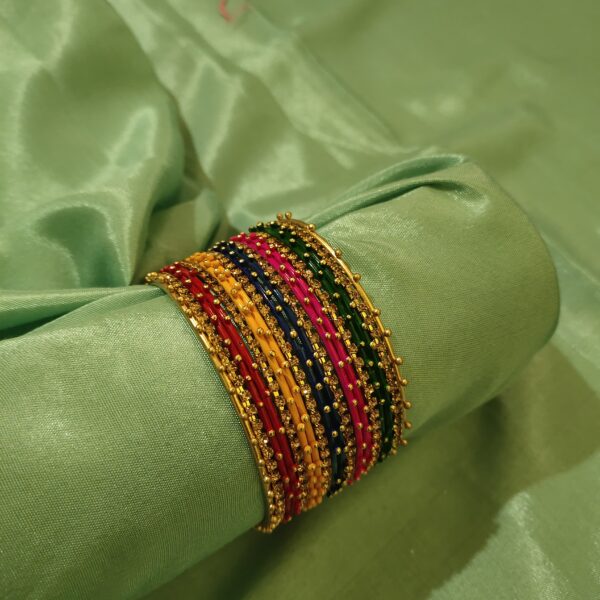 Rainbow charminar bangles